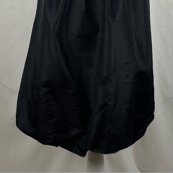 Madison Leigh Black Sequined DollCore Party Event Balloon Hem Dress NWOT Size 10 - Picture 7 of 9